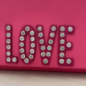 Kate Spade Pink Love Clutch